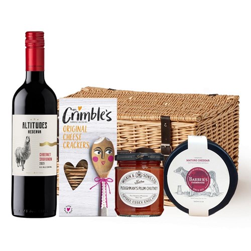 Altitudes Reserva Cabernet Sauvignon 75cl Red Wine And Cheese Hamper